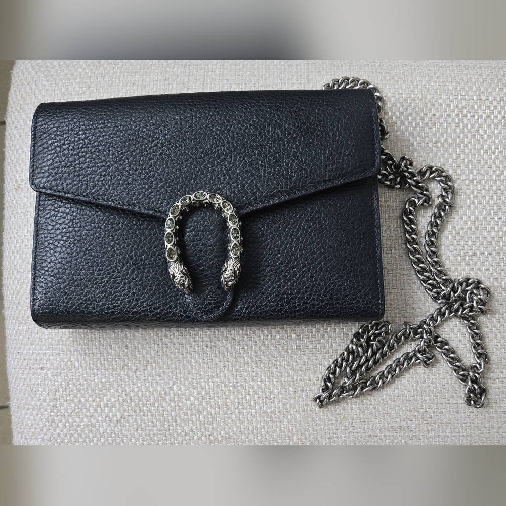 Gucci Dionysus Mini Crossbody Bag In Black